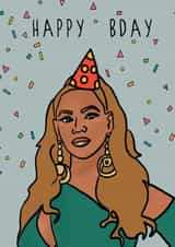 beyonce b Birthday Card 19913 created by Kazvare Made It