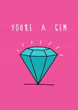 diamond gem Thank You Card 19916 created by Kazvare Made It