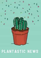 plant plantastic Congratulations Card 19920 created by Kazvare Made It