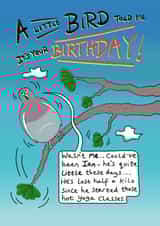 birds pigeon Birthday Card 18964 created by Egg Toons