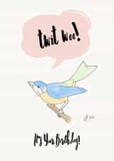 Birthday Bird Card 43671 created by Francesca's Illustration