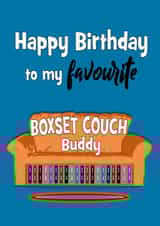 boxset TV Birthday Card 15156 created by Stephanie Scala