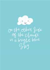 A cloud away from clarity created by katie illustrated