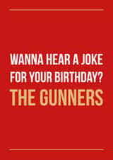 arsenal gunners Birthday Card 11700 created by Rishi