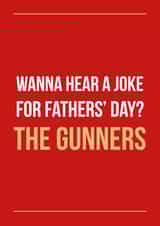 arsenal gunners Father's Day Card 34035 created by Rishi