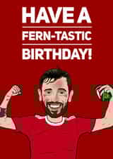 Bruno Fernandes Birthday Card created by Elgo Designs