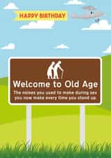 Welcome to Old Age Card created by Designer By Lockdown