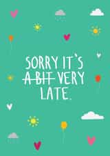 sorry bit Birthday Card 19126 created by The Importance of Being Honest
