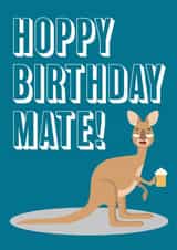 Kangaroo australia Birthday Card 17337 created by Haydn Pole