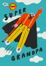 Super Grandpa created by Aley Wild Illustration