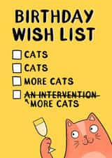 Birthday Wish List created by Drawn to Cats