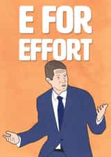 Gavin Williamson A level results Exams Card 18082 created by Orca 87