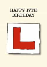 17th Learner Birthday Card 20129 created by C+C Cards