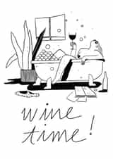 alcohol wine Birthday Card 18312 created by Sarkasik