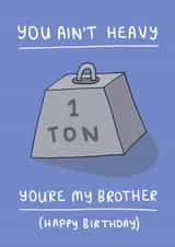 brother the hollies Birthday Card 20161 created by Wren & Wilson