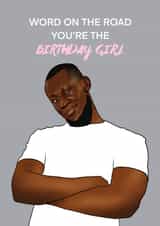 Fun Birthday Card - For Her - Stormzy created by Amy Louisa