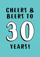 30 30th Birthday Card 17950 created by Seabird Studio