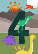 4 4th Birthday Card 1786 created by Kamiya Chirodian