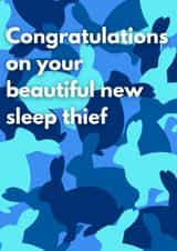 The Happy Bee New baby Card 29087 created by The Happy Bee