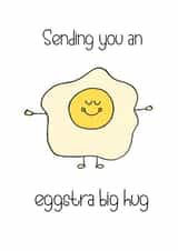 egg extra Love & Friendship Card 18166 created by Wild Housecat Designs