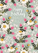 beautiful flowers Birthday Card 19888 created by Kashmira Jayaprakash