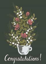 adult illustration Congratulations Card 19889 created by Kashmira Jayaprakash