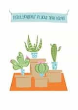 plant cactus New Home Card 19898 created by Mary Corrieri