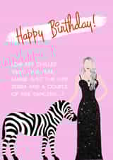 selling sunset christine quinn Birthday Card 20133 created by C+C Cards