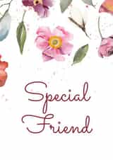 special friend friendship Love & Friendship Card 20201 created by Georgia White