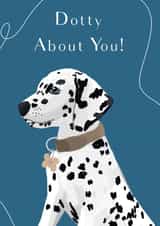 dog dalmatian Anniversary Card 18091 created by Sarah Stephenson