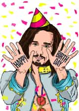 Klaus Umbrella Academy Birthday Card 19323 created by NotNiceThings