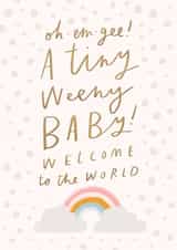 omg tiny New Baby Card 19846 created by Sam Wilson