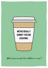 congratulations coffee Leaving Card 18373 created by Kim&Tonic
