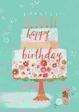 adult cake Birthday Card 20204 created by Ohn Mar Win