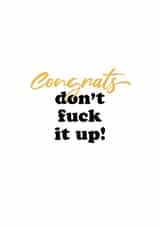 dont fuck New Job Card 15544 created by Kieron Haughton