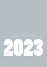 Wedding card, Mr & Mrs Est 2023 created by Speckled Wren