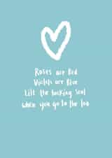 lift loo Anniversary Card 28645 created by Diffydolls