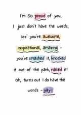 proud well done Congratulations Card 18374 created by Kim&Tonic