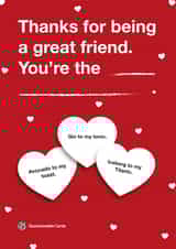 Female adult Love & Friendship Card 39131 created by Questionable Cards