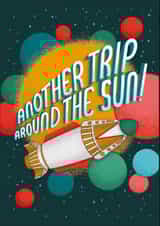 rocket space Birthday Card 27132 created by Jenny Mecher