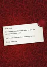 taskmaster funny Birthday Card 18919 created by Debsmakescards