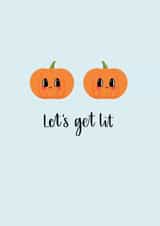 pumpkins kawaii Birthday Card 19735 created by Paper Jungle