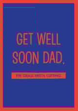 Dad adult Get Well Card 44219 created by Stu346