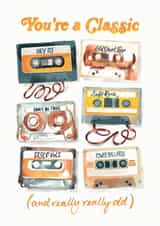 casette old Birthday Card 20208 created by Ohn Mar Win