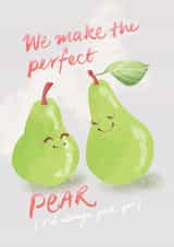 pear fruit Anniversary Card 20210 created by Ohn Mar Win