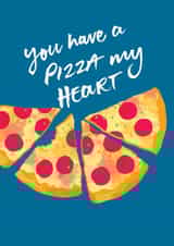 pizza food Anniversary Card 20211 created by Ohn Mar Win