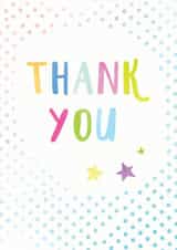 typography arty Thank You Card 14514 created by Chocolate Frog