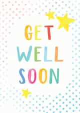 typography watercolour Get Well Card 14515 created by Chocolate Frog