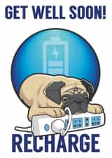 animal cute Get Well Card 41503 created by STEVEN LEE-GRAVES