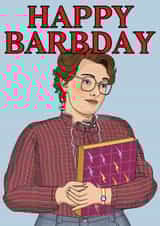 Stranger Things Barb Birthday Card 15806 created by Lizzy B Draws.